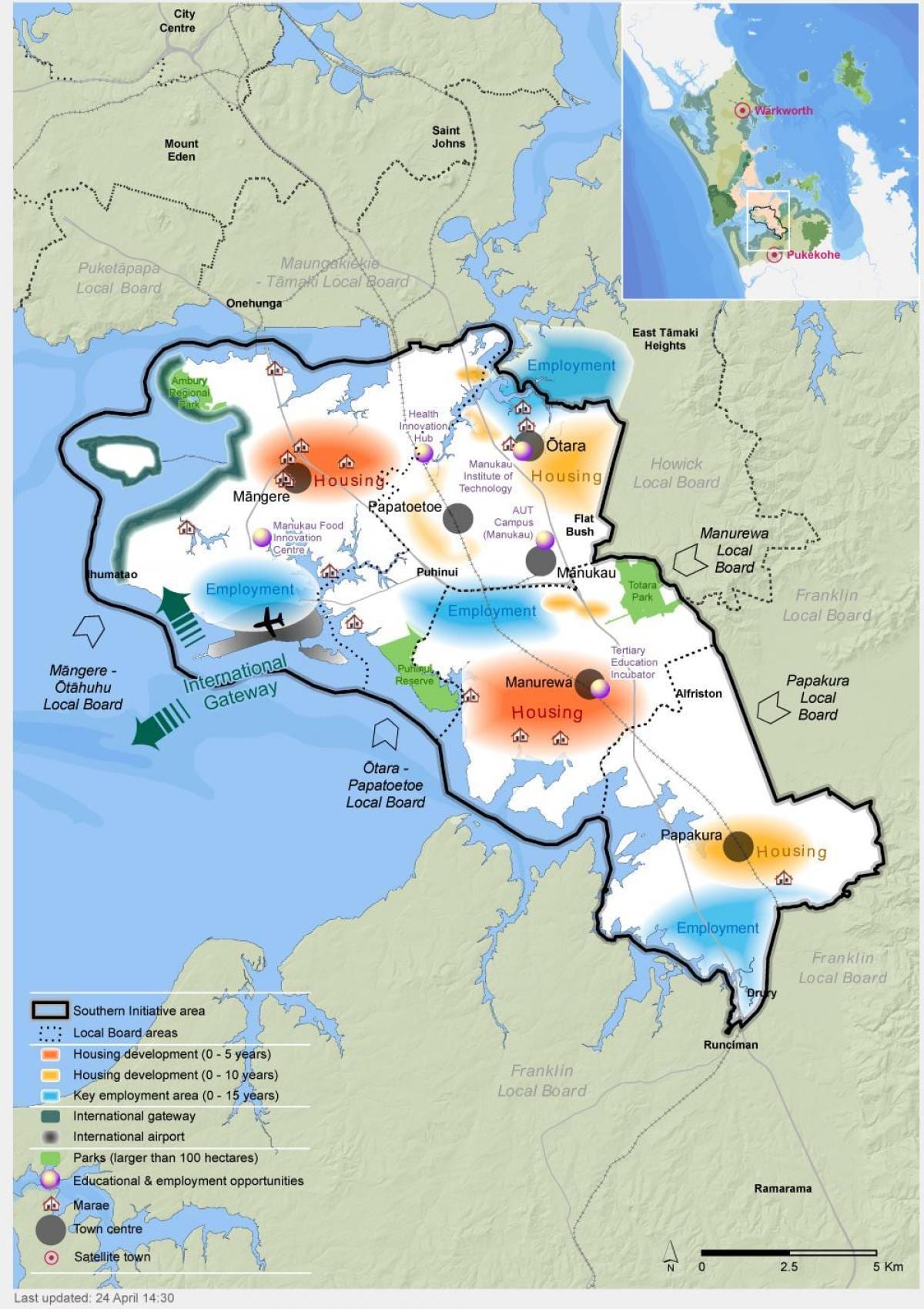 harta south Auckland