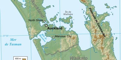 Auckland hartă geologică