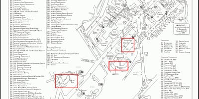 Auckland uni city campus hartă