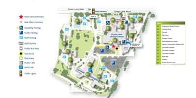 Harta Middlemore spital